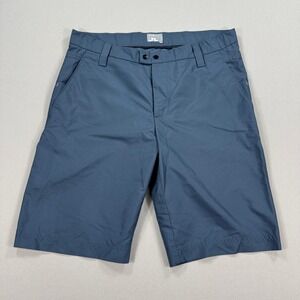 Classic Blue Men's Flat Front Shorts